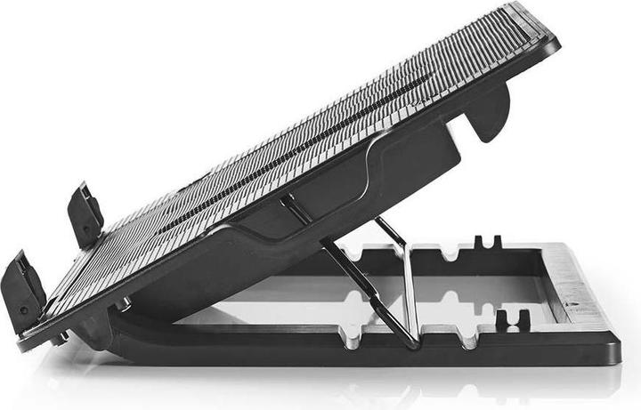 Actual product image JTI Notebookständer | Anzahl Lüfter: 2 | USB Power | Anzahl Winkel: 4 | 18" | 1200 U/min | LED