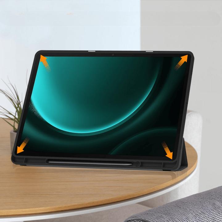 Actual product image Cover-Discount Galaxy Tab S9 / S9 FE - Smart Case silicone green (Galaxy Tab S9)