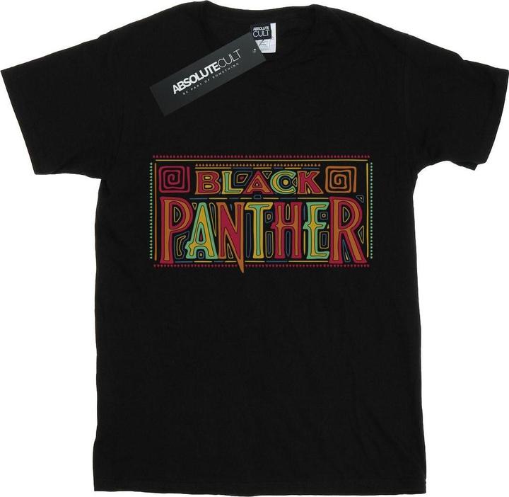 Jungen Black Panther Tribal Logo TShirt