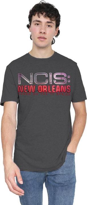 Actual product image NCIS: New Orleans Unisex Adult Neon Sign T-Shirt (L)