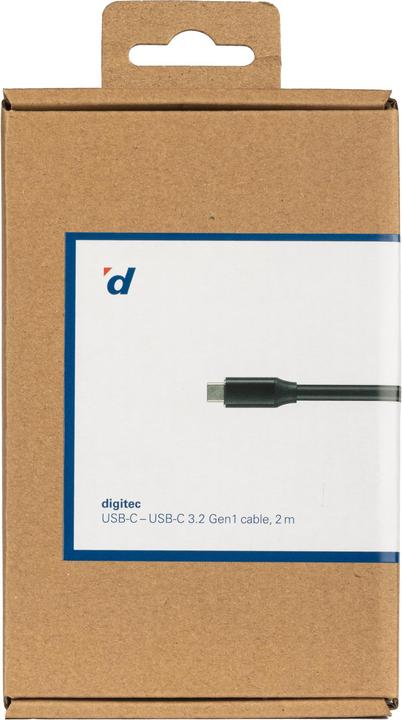 Image du produit Digitec USB type C - USB type C (2 m, USB 3.2 Gen 1)