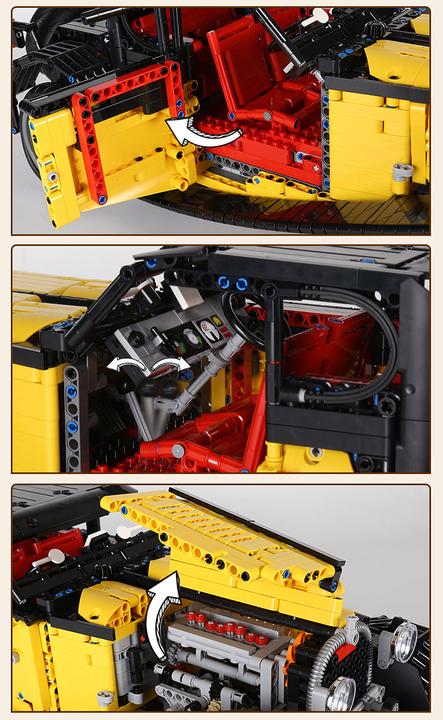 Actual product image Mould King Vintage car 50T