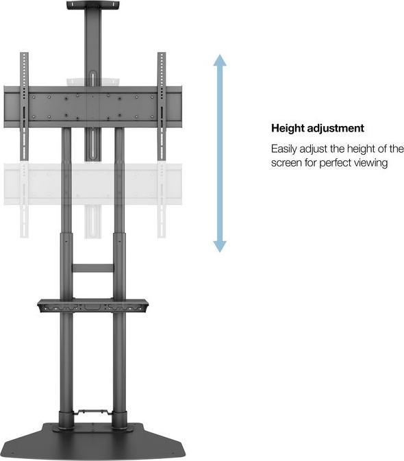 Actual product image Multibrackets TV stand 55. 80", metal, load capacity 90 kg (80", 90 kg)