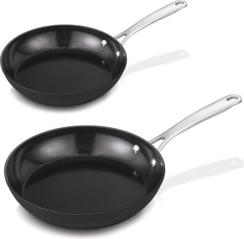 Produktbild Brabantia Frying Pan Set 20 +28 cm Chrome Ceramic (20 cm, Bratpfanne, Keramik)