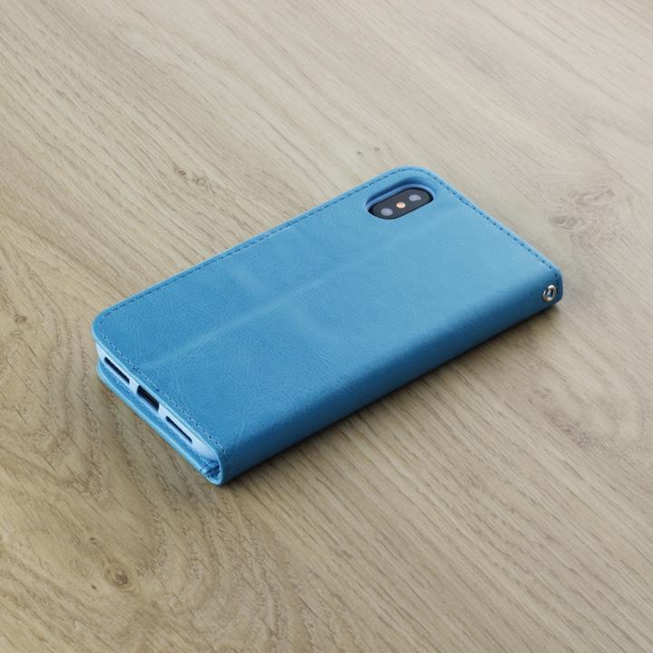 Actual product image PhoneLook Coque Premium Flip Turquoise (Apple iPhone X)