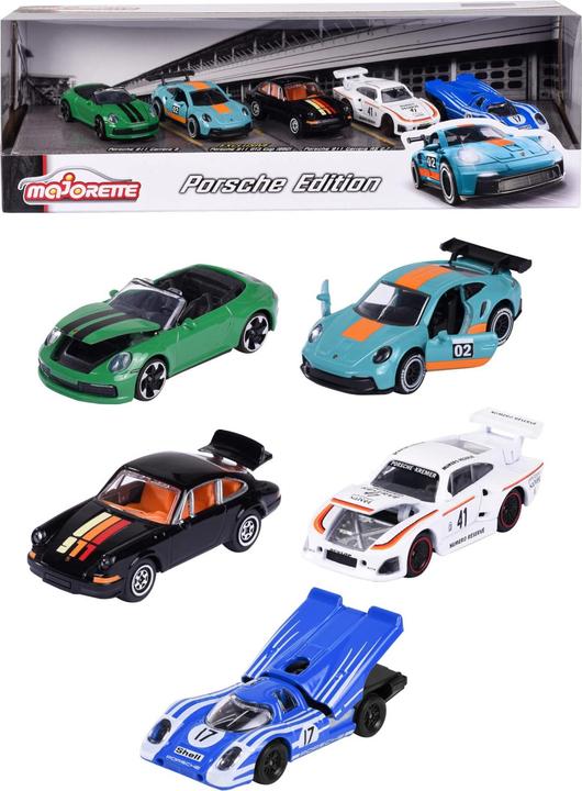 Majorette Porsche 5 Pieces Giftpack