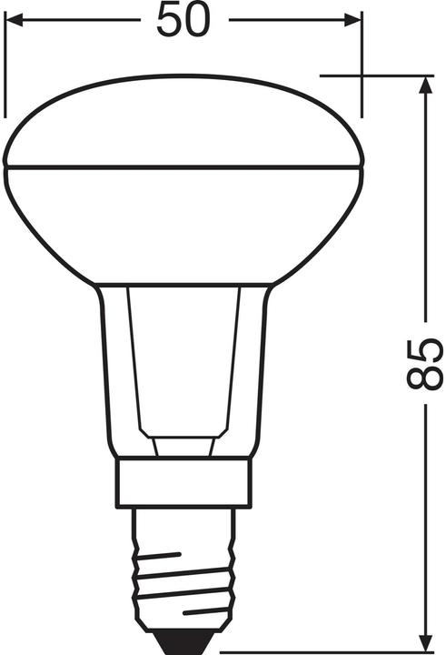 Produktbild Osram Led Star R50 (E14, 4.30 W, 345 lm, 1 x, F)