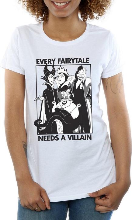 Image du produit Disney Filles Chaque conte de fées a besoin d'un méchant T-Shirt en coton (140, 146)