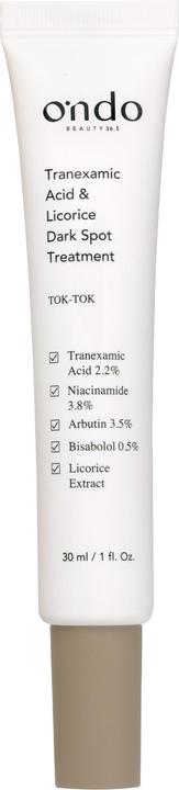 Ondo Tranexamic acid & licorice dark spot treatment (30 ml, Tagescreme)