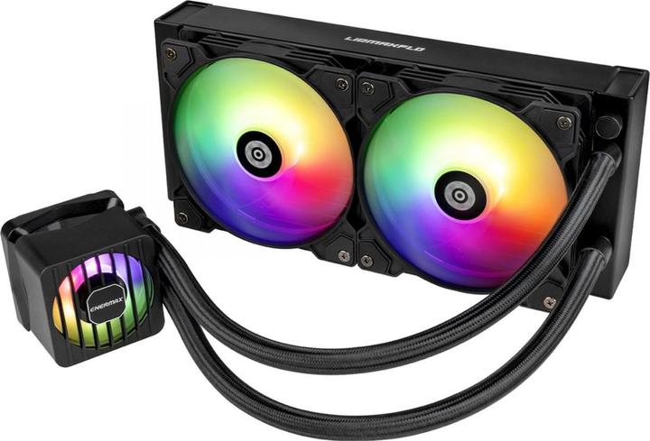 Productafbeelding Enermax LIQMAXFLO 360mm CPU AIO vloeistofkoeler - Xtreme dubbelkamerpomp - VRM waterblok zwart
