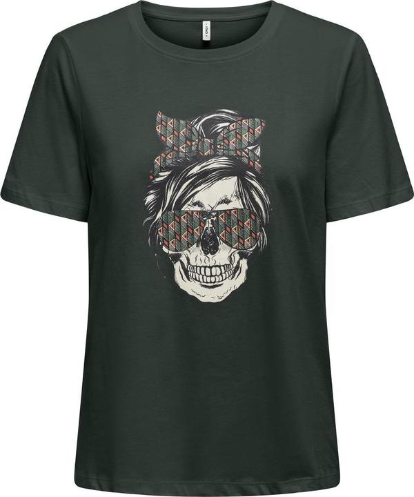 Actual product image Only Onlstella Life S/S Skull Top Cs Jrs (XS)