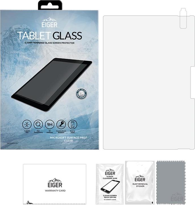 Immagine prodotto Eiger Mountain Glass Clear Tablet (1 Pezzo/i, Surface Pro 6)