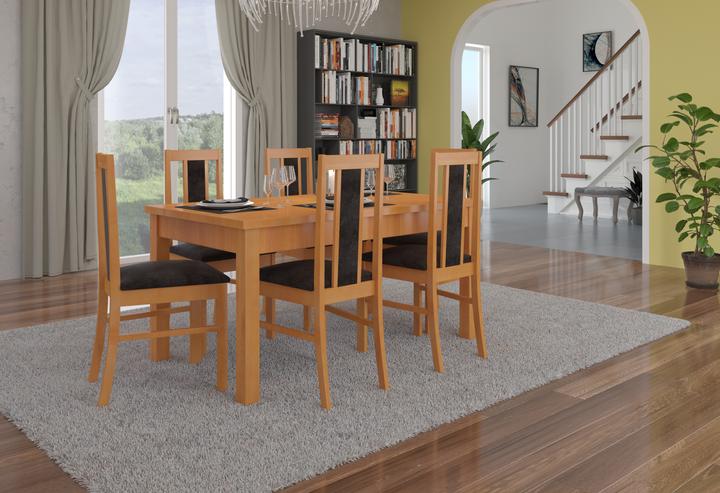 Produktbild ADRK Furniture Tisch- und Stuhlset RODOS 52 (140 x 80 x 75 cm)