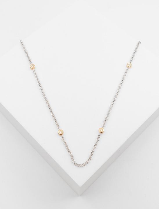 Immagine prodotto Muau Ancora rotonda (750, Oro rosa, Oro bianco 18 carati, 45 cm)