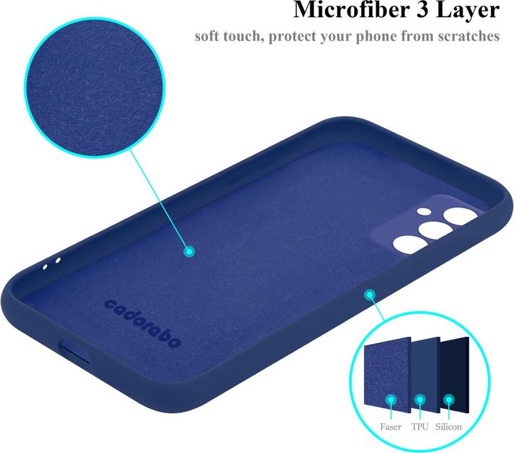 Actual product image Cadorabo TPU Liquid Silicone Case Cover for Samsung Galaxy M23 5G (Samsung Galaxy M23 5G)