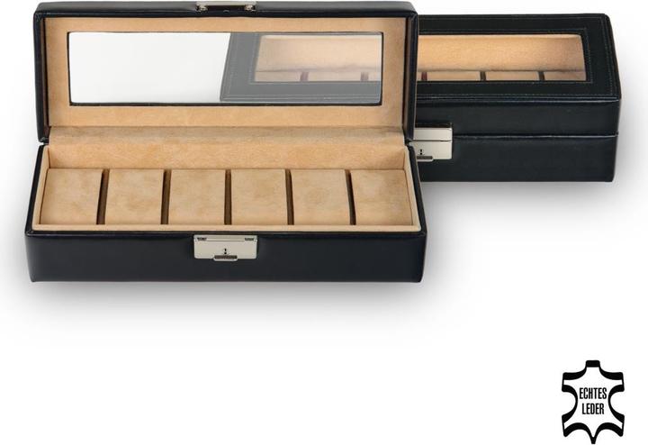 Actual product image Sacher Watch case leather