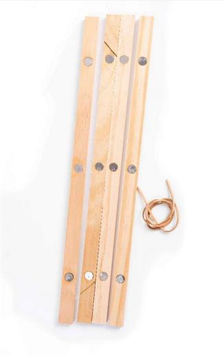 Actual product image Craft Buddy Crystal Art Scroll Magnetic Display Hangers 31 cm