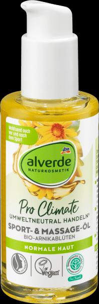 Immagine prodotto dm alverde Olio per massaggi sportivi Fiori di Arnica Biologici (Olio corpo, 100 ml)
