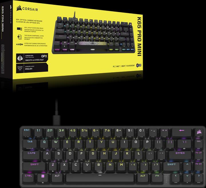 Actual product image Corsair K65 Pro Mini (CH, Cable)