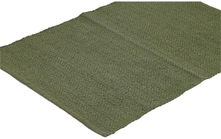 Produktbild Liv Interior Baumwollteppich Herringbone 70 cm x 140 cm, Grün (70 x 140 cm)
