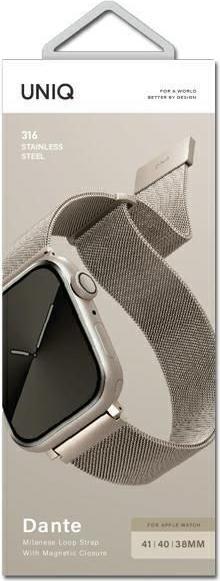 Image du produit Uniq Dante Apple Watch Series 4/5/6/7 (40 mm, Acier inoxydable)