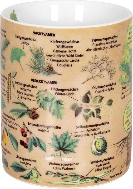 Actual product image Könitz Coffee mug knowledge trees 490 ml, 1 piece, Multicolor (490 ml, 1 x)