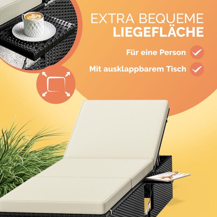 Produktbild Casaria Sonnenliege (200 cm)