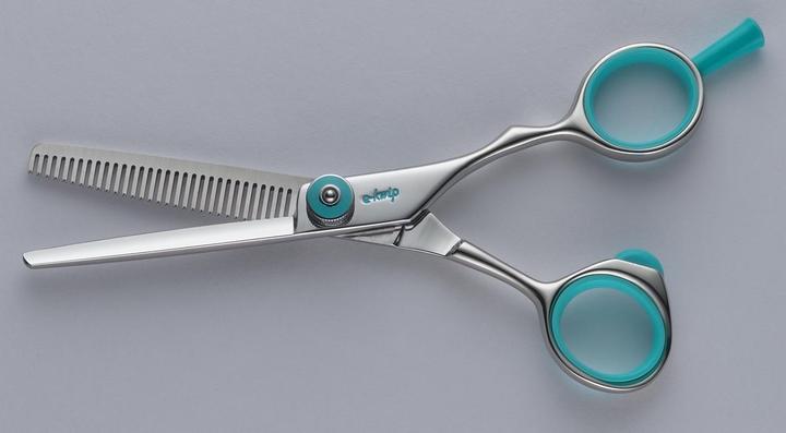 Image du produit E-kwip Ciseaux à effiler SW 40 turquoise (13.97 cm)