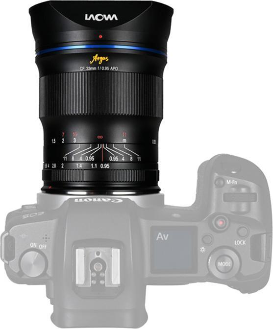 Actual product image Venus Optic Argus 33 mm F/0.95 CF APO (Canon RF, APS-C / DX)