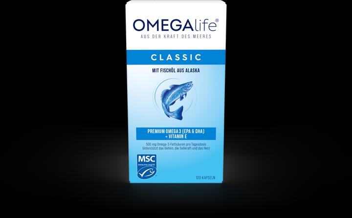 Actual product image Omega-Life Classic (120 Piece, Capsules, 235 g)