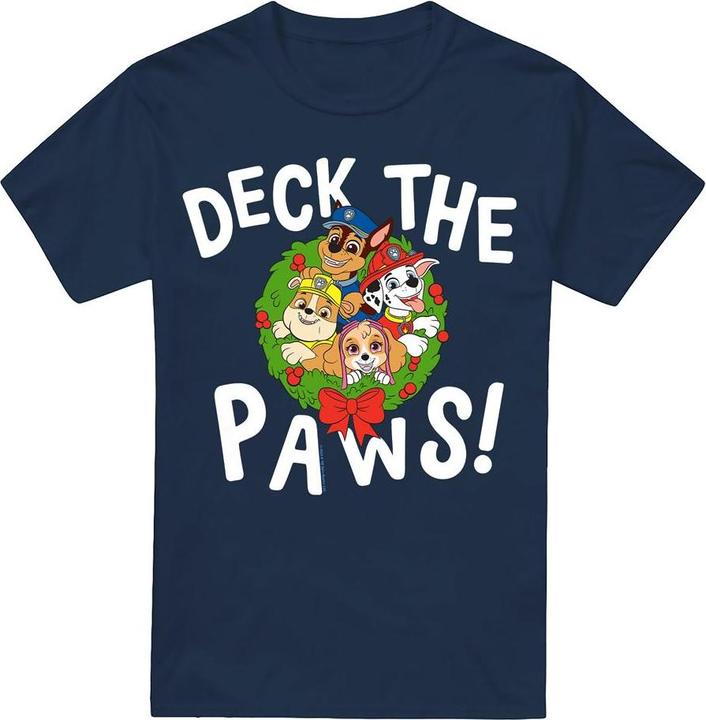 Paw Patrol Deck The Paws TShirt weihnachtliches Design (XXL)