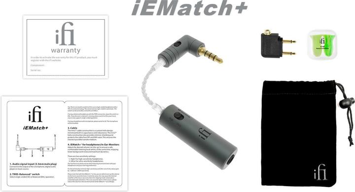 Immagine prodotto iFi Audio iEMatch+ (Adattatore jack, Adattatore angolare)