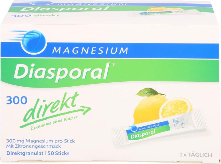 Produktbild magnesium diasporal Diasporal 300 direkt Magnesium Granulat Sticks, 50 St. Beutel (50 Stück, Beutel)