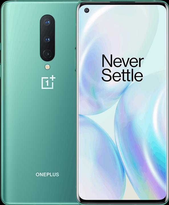 Actual product image OnePlus 8 (12GB) (256 GB, Glacial green, 6.55", Dual SIM, 48 Mpx, 5G)