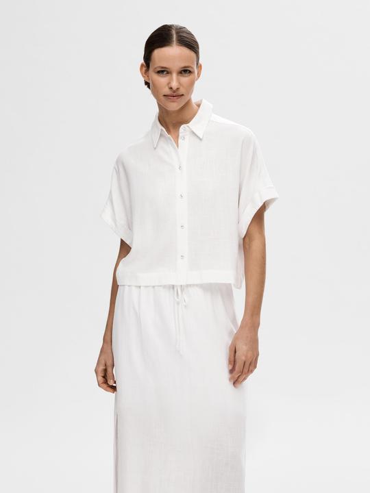 Actual product image Selected Femme Cropped short sleeve shirt (42)