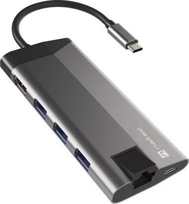 Produktbild Genesis NATEC multiport Fowler Plus USB-C (USB-C, 4 Ports)