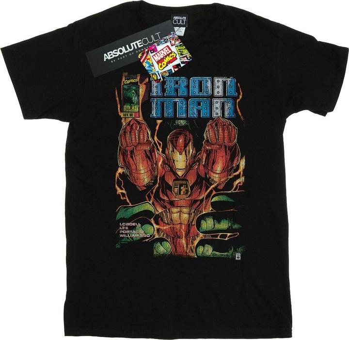 Image du produit - T-shirt IRON MAN COMIC BOOK COVER - Garçon (152, 158)
