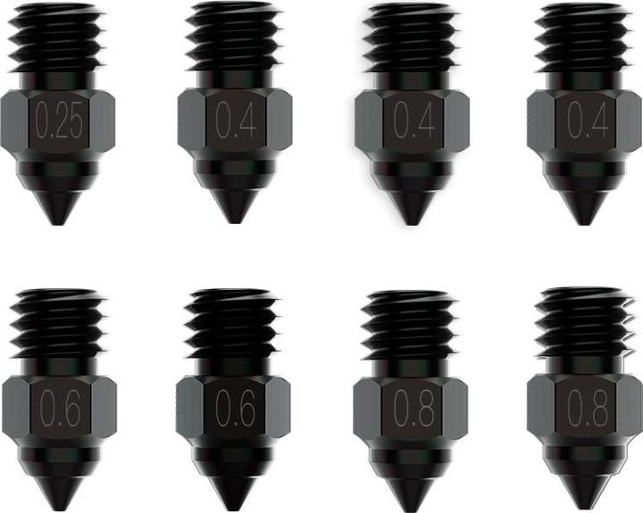 Produktbild Creality Düsen-Set Stahl High-End, 8 Stück (Düse)