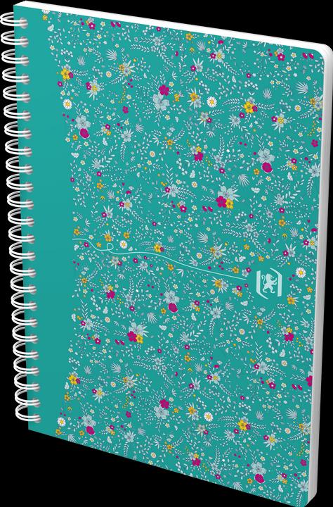 Immagine prodotto Oxford FORME FLORALE - Libro a spirale (A5, Quadretti, Copertina rigida)