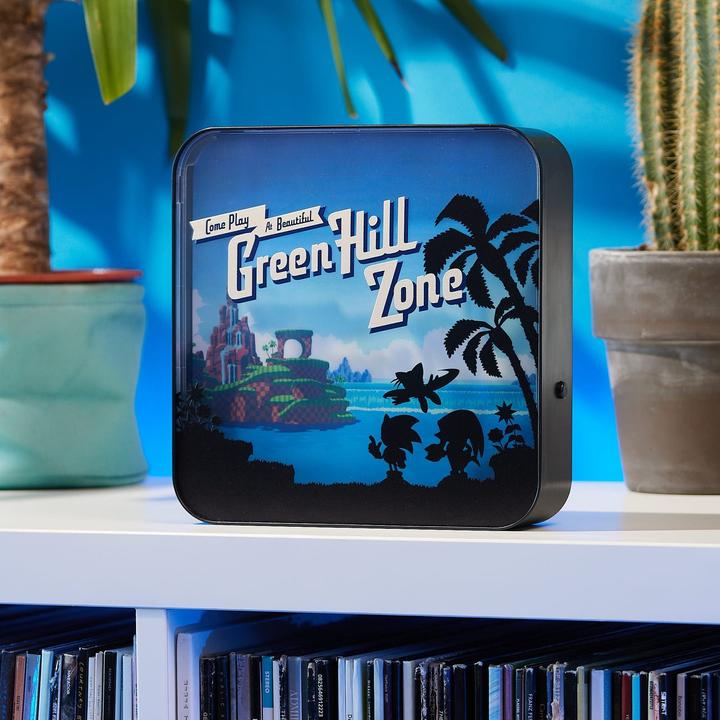 Actual product image Numskull Sonic The Hedgehog Acrylic Lamp