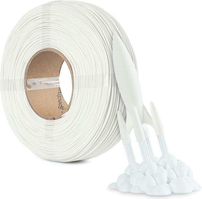 Produktbild Filament High Speed PLA Refill Arctic White 1kg 1.75mm (PLA, 1.75 mm, 1000 g, Weiss)