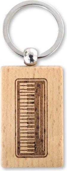 Actual product image keepdrum Schlüsselanhänger Rechteck mit Keyboard Motiv