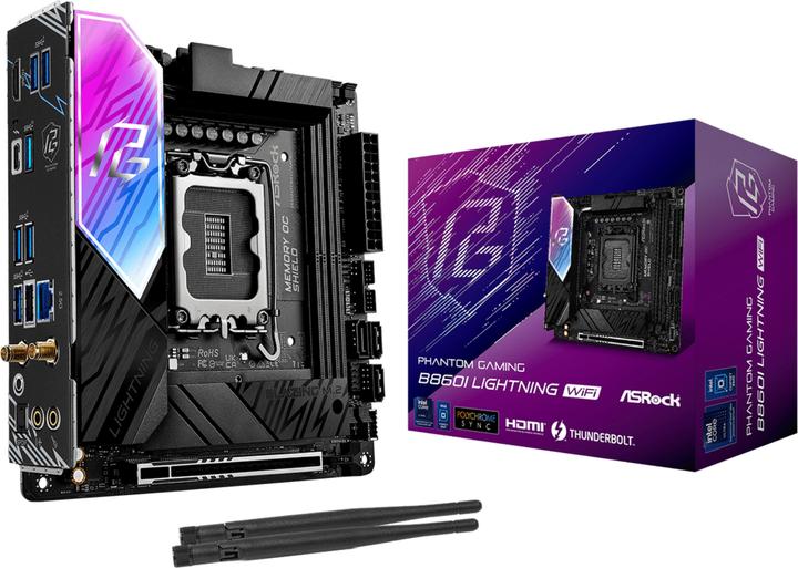 Productafbeelding AsRock MB Intel 1851 B860I Lightning WiFi (Socket S1, Intel B860, Mini-ITX)