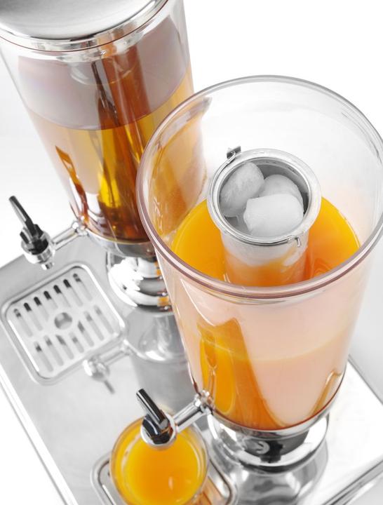 Actual product image Hendi Juice dispenser 2x3 l PC stainless steel