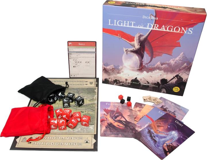 Produktbild Suncoregames Dice War - Light of Dragons (Englisch, Deutsch)