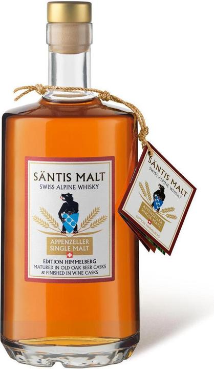 Produktbild Säntis Malt Geschenkset Himmelberg Flachmann Set 0.5 l (Single Malt, 1 x 50 cl)