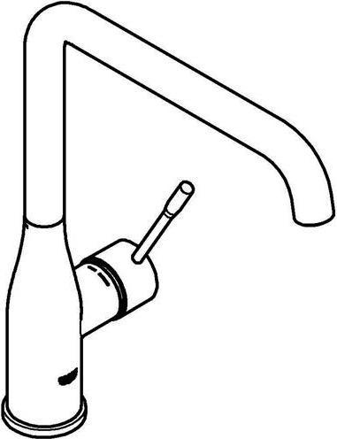 Image du produit Grohe Robinet de cuisine avec mitigeur Essence New warm sunset brossé 30269