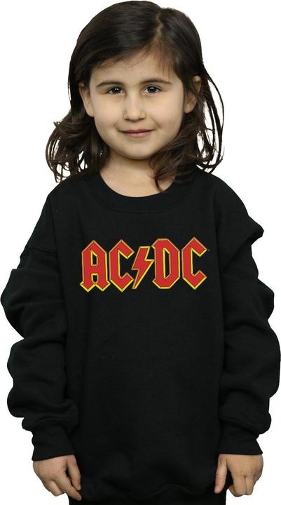 Actual product image AC/DC Girls Red Logo Sweatshirt (152, 158)