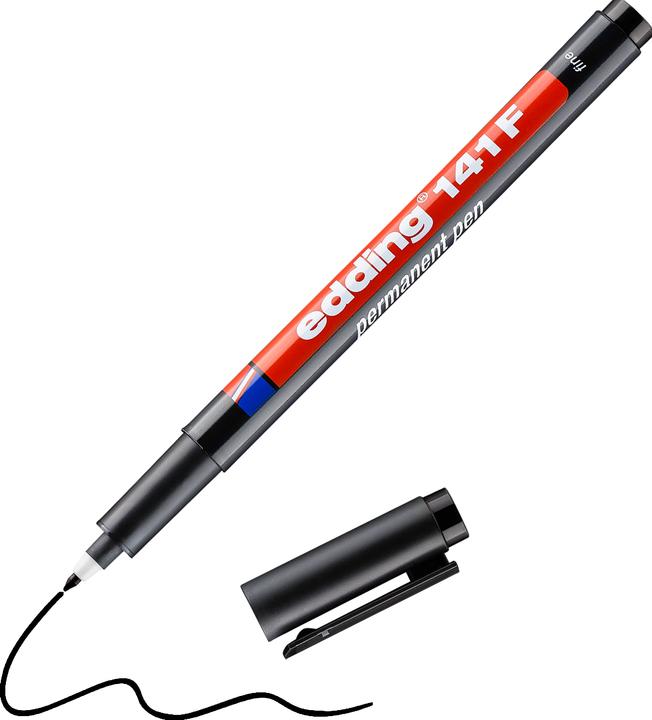 Actual product image Edding 141 F (Black, 0.60 mm, 1 x)