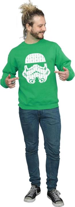 Produktbild Star Wars Christmas Stormtrooper Helmet Sweatshirt (S)